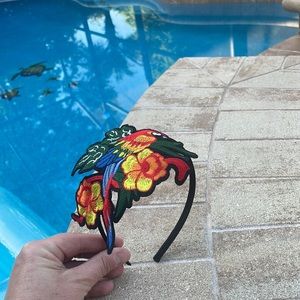 Jimmy Buffett inspired parrot headband